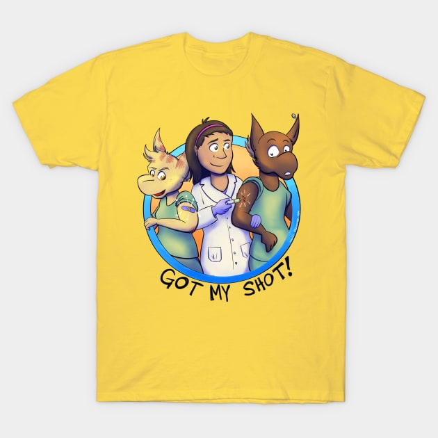 Got My Shot! T-Shirt by radiochio